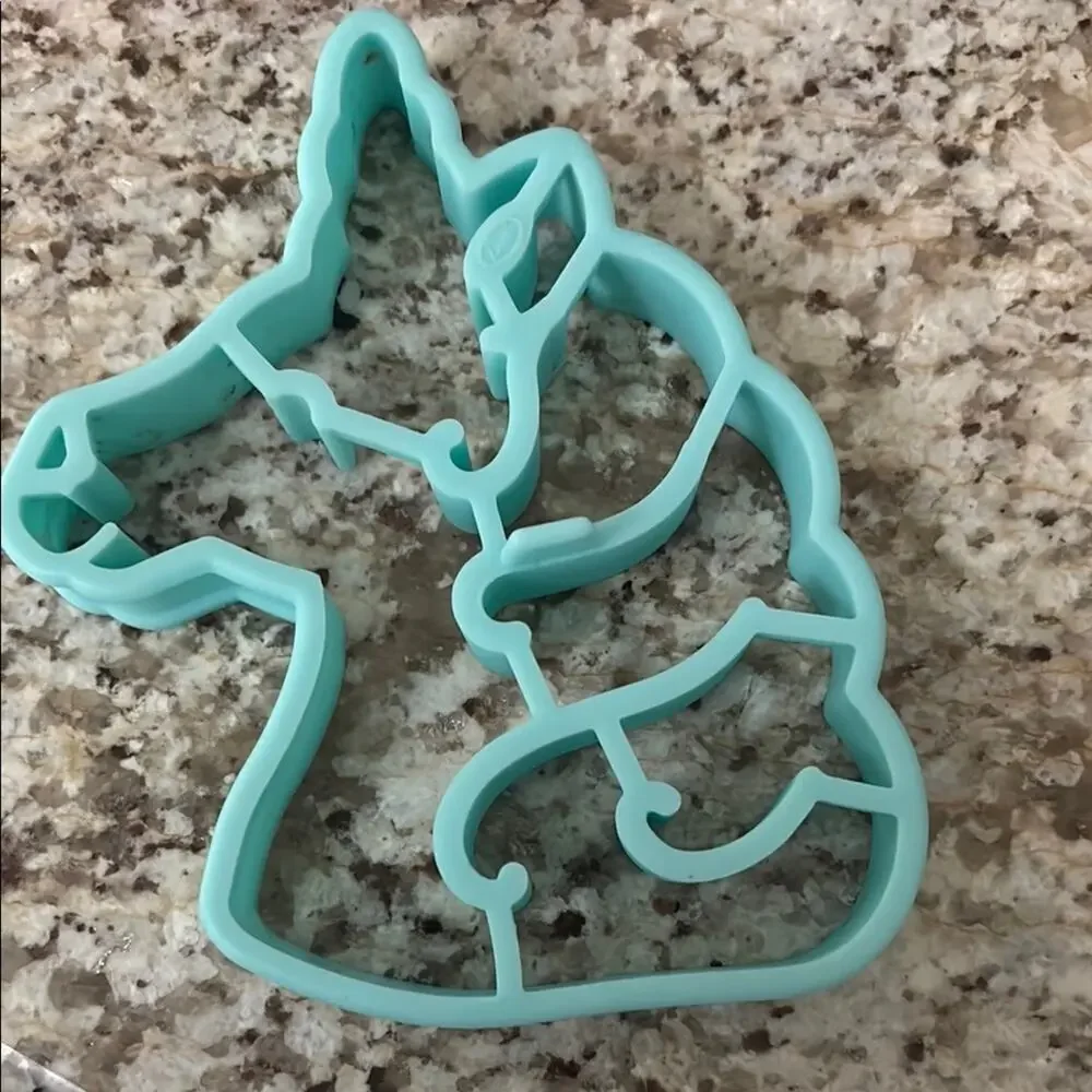 Fred Blue and Pink Unicorn Breakfast Mold